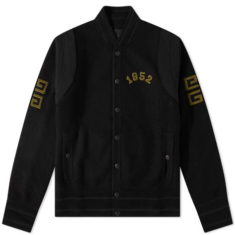 givenchy college|Givenchy College wool varsity jacket in green .